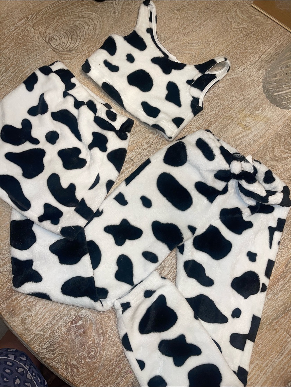 Cow Print Lounge Set size 8